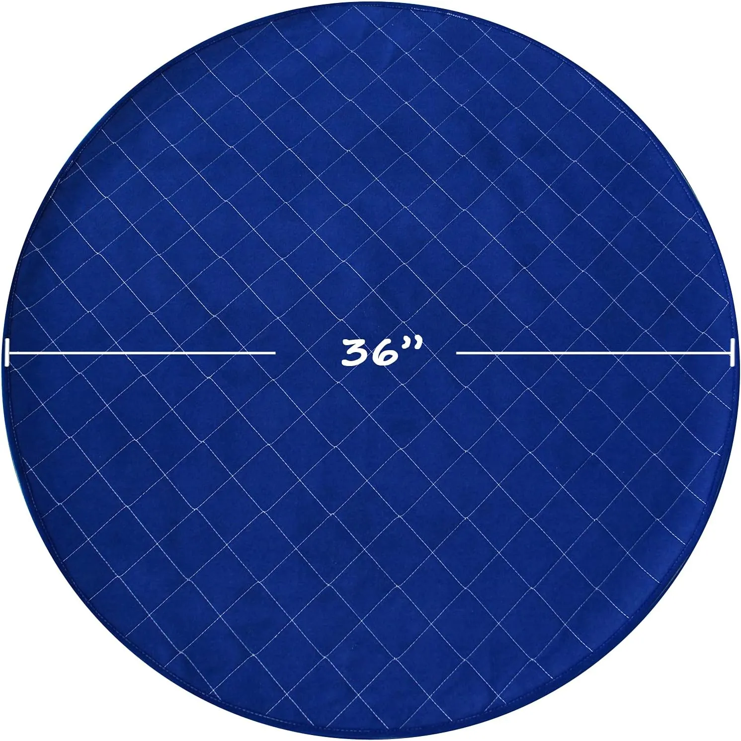 2 Pack Washable Pee Pads for Dogs, Reusable 36" Round Whelping Pads, Whelping Box for Dogs, Puppy Training Pads with Non-Slip Back for Playpen/Crate, Dog Housebreaking Absorption Pad