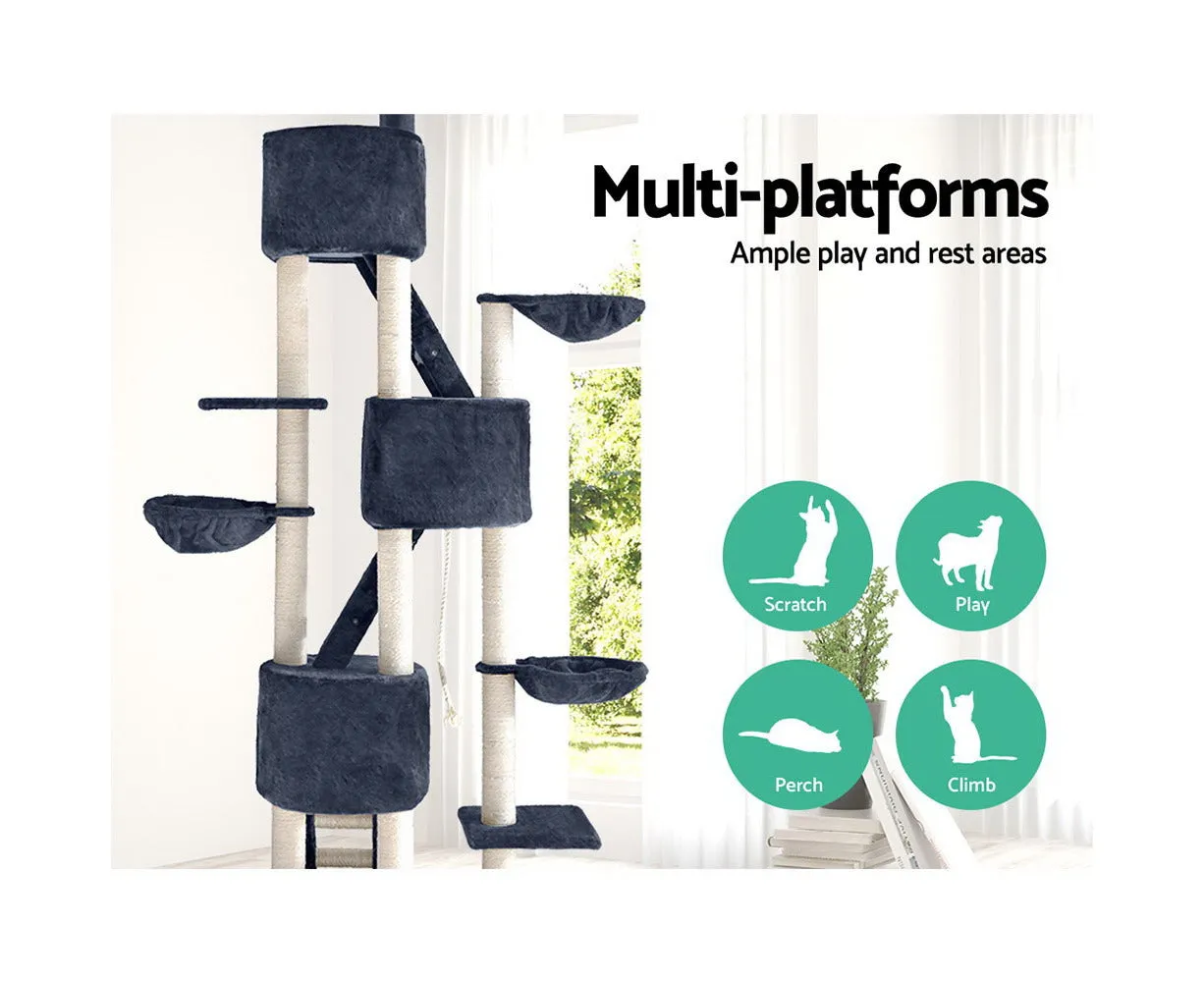 3 Bed 3 Hammock 3 Level Cat Tree 244cm