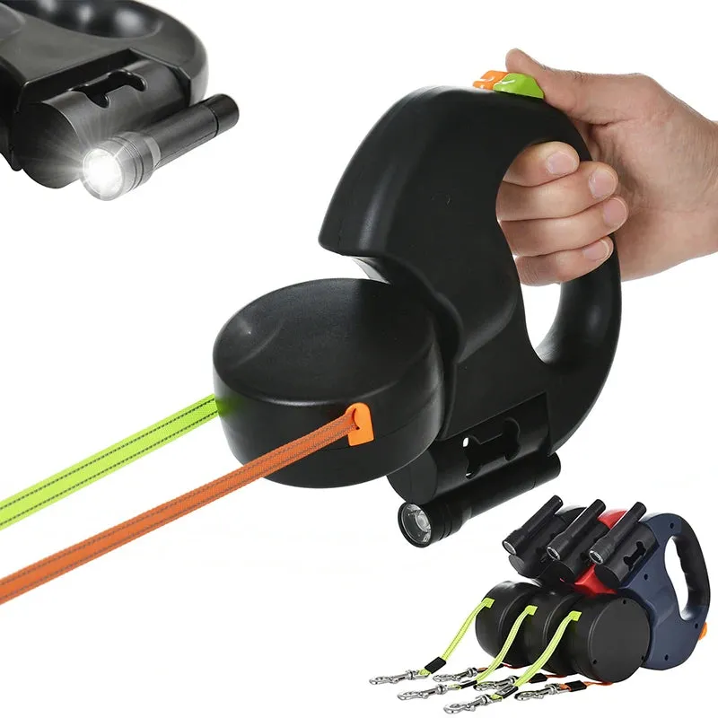 360-Rotating Retractable Dog Leash