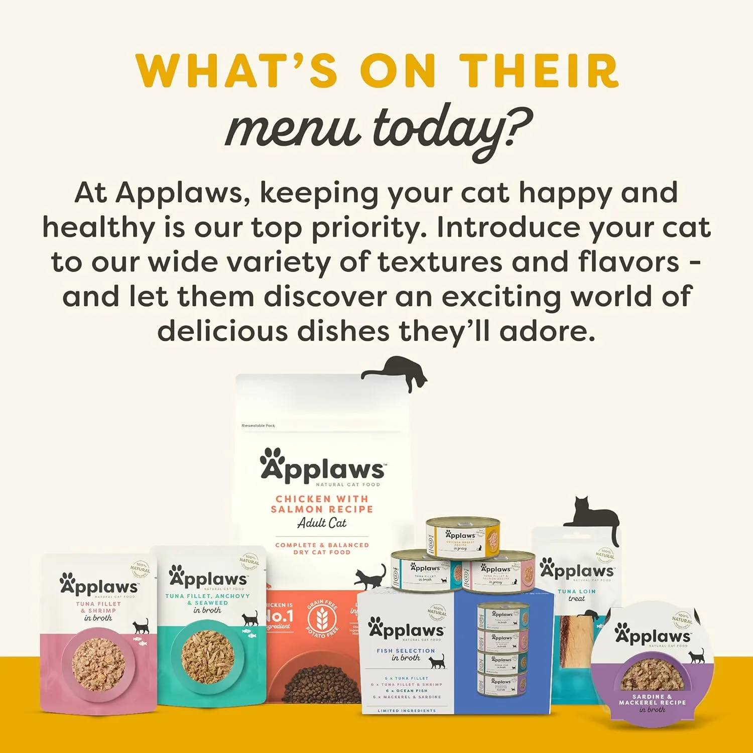 Applaws Natural Wet Canned Cat Food, Made with Limited and Natural Ingredients, Real Protein with No Artificial Additives, Chicken Selection Variety Pack in Broth (24 x 2.47oz Cans)