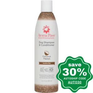 Aroma Paws - Dog Shampoo & Conditioner - Coconut Papaya - 13.5OZ