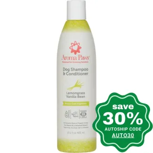 Aroma Paws - Dog Shampoo & Conditioner - Lemongrass Vanilla - 13.5OZ