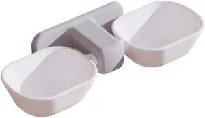 BESPORTBLE Automatic Cat Water Feeder Pet Food Bowl Dual Feeding Bowl Wall-Mounted Pet Feeder