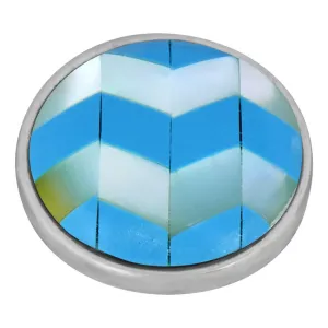 Blue/White Zig Zag - Final Sale