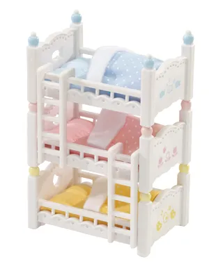 Calico Critters Triple Baby Bunk Beds