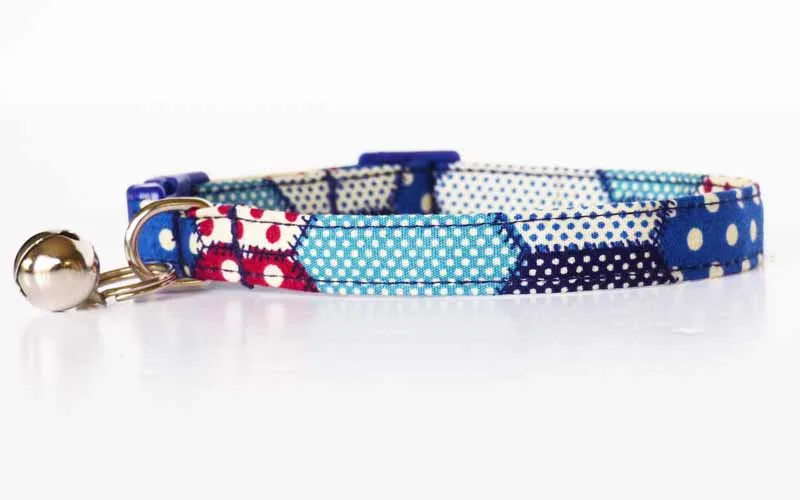 Cat & Kitten Range "Hex Blue" by Mabel & Mu