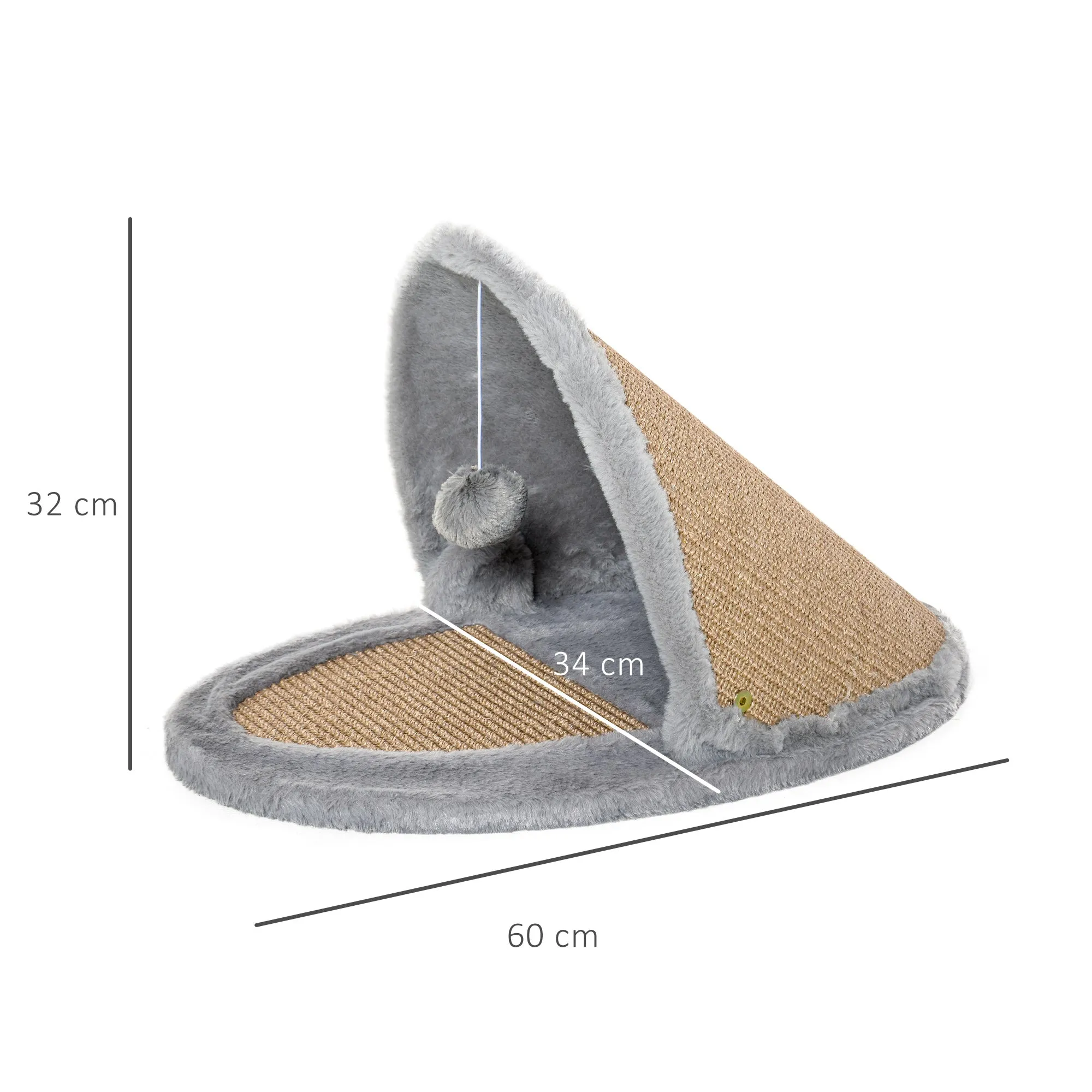 Cat/Kitten bed w/ sisal scratching post