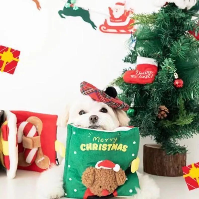 Christmas Nosework Playbook Dog Toys