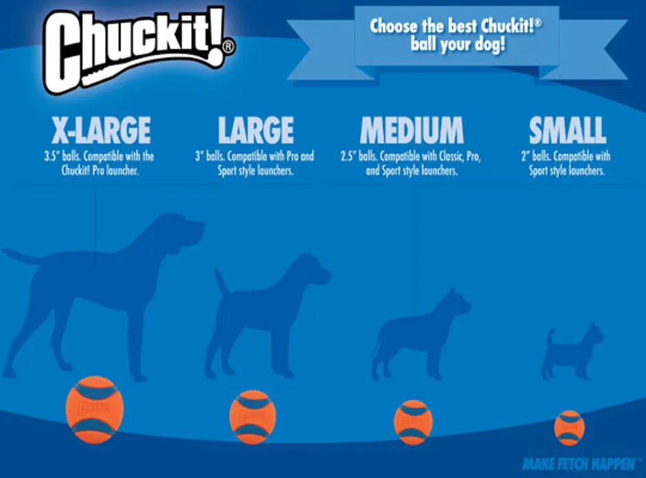 ChuckIt! Ultra Ball, Medium (2.5 Inch) 2 pack Great Dog Toy