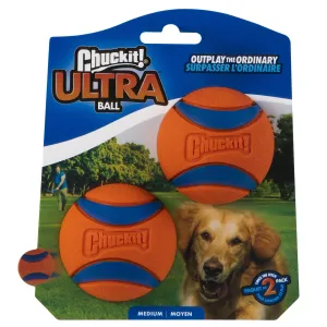 ChuckIt! Ultra Ball, Medium (2.5 Inch) 2 pack Great Dog Toy