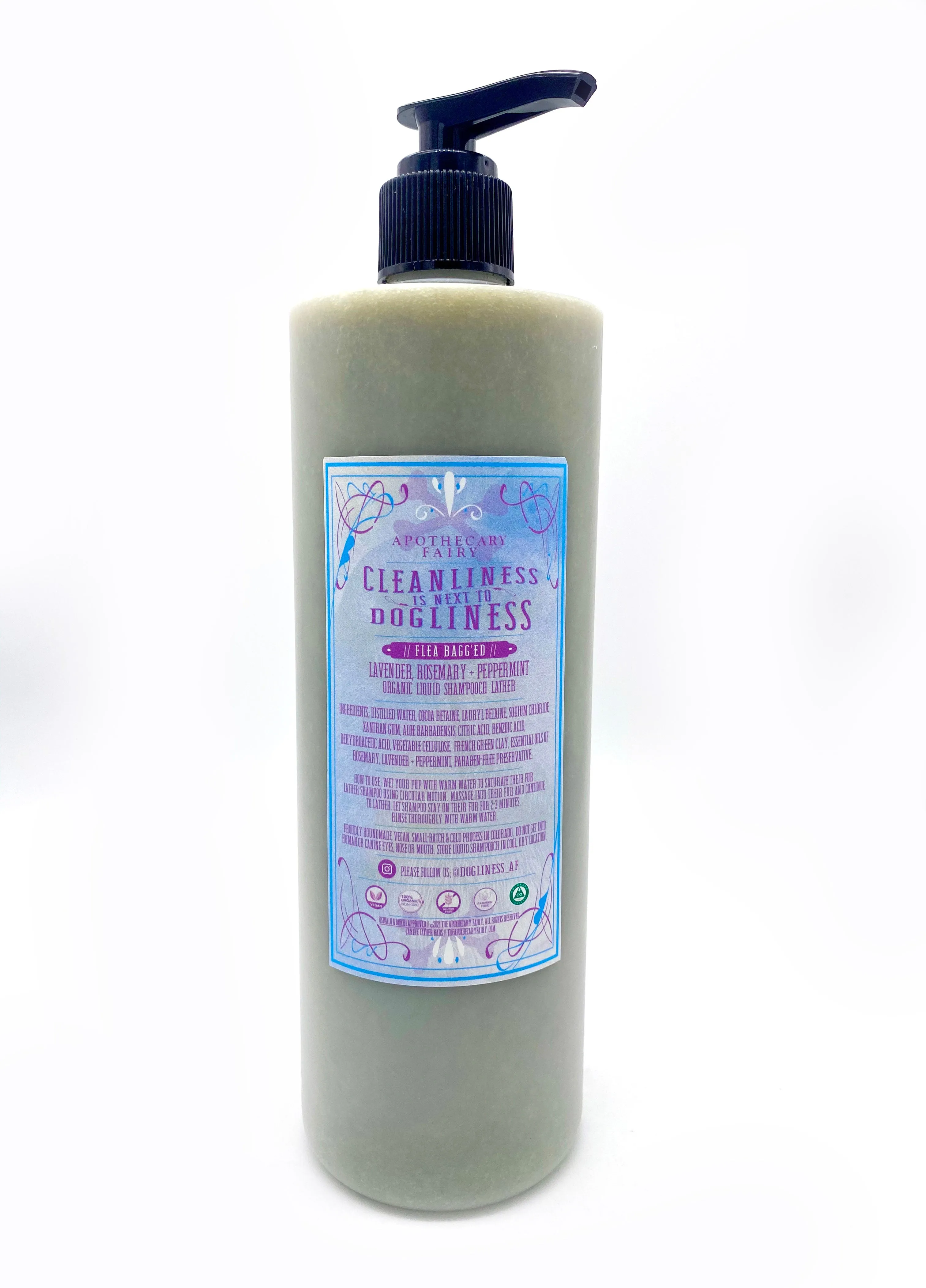 Dogliness AF- Fleabagg'ed Liquid Sham'pooch 16oz