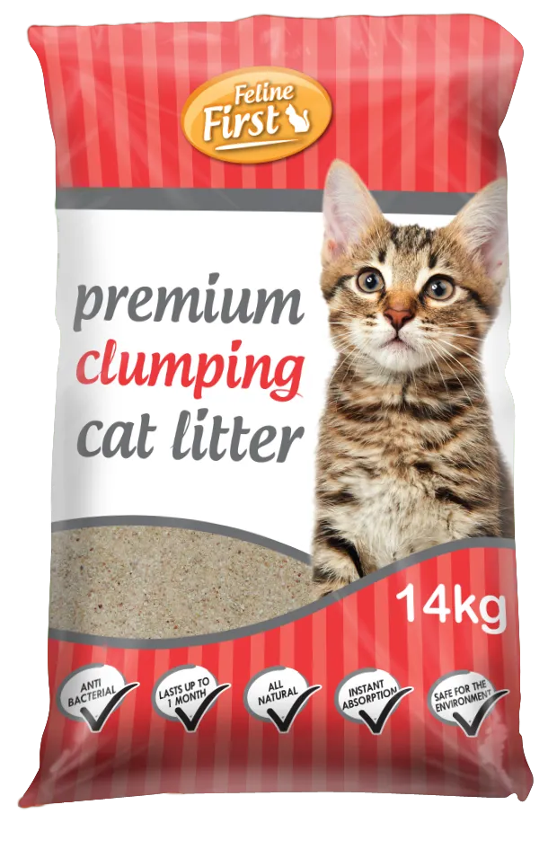 Feline First - Clumping Cat Litter (14kg)