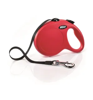 Flexi Classic Tape Rectractable Dog Leash - 110 Lbs - Red - Large - 16 Feet
