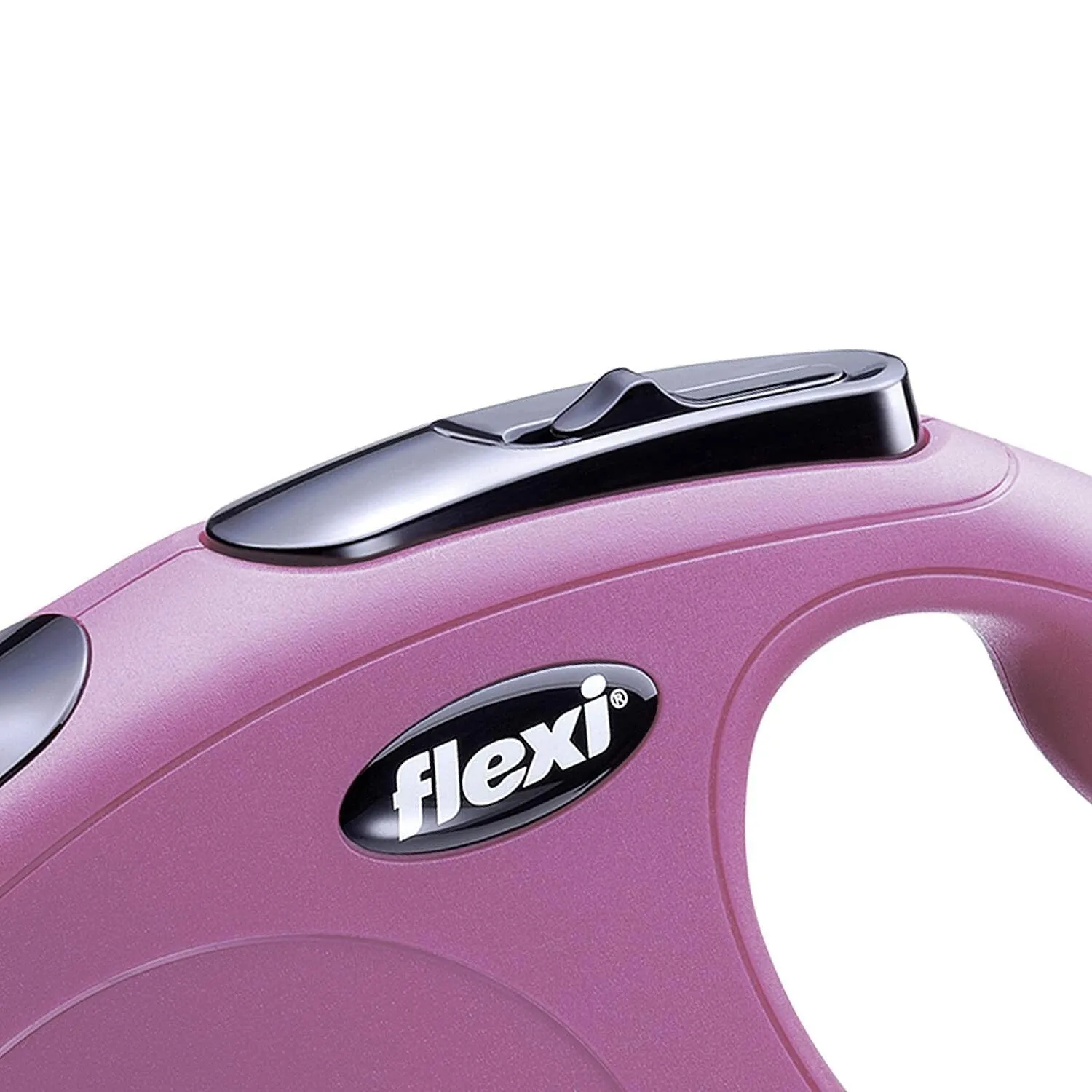 Flexi Classic Tape Rectractable Dog Leash - 26 Lbs - Pink - Extra Small - 10 Feet