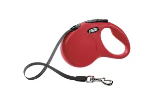 Flexi Classic Tape Rectractable Dog Leash - 55 Lbs - Red - Medium - 16 Feet