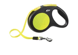 Flexi New Comfort Classic Retractable Dog Leash - Neon - Medium - 10 Feet