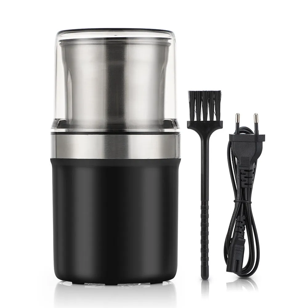 GrindMate Pro: Compact 220V Coffee & Grain Grinder