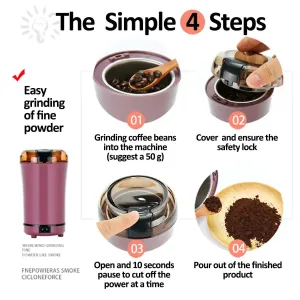 GrindPro Swift: Versatile Electric Grinder for Kitchen