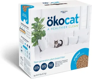 Healthy Pet Okocat Cat Clumping Wood Litter Cat Litter - 9.9 Lbs