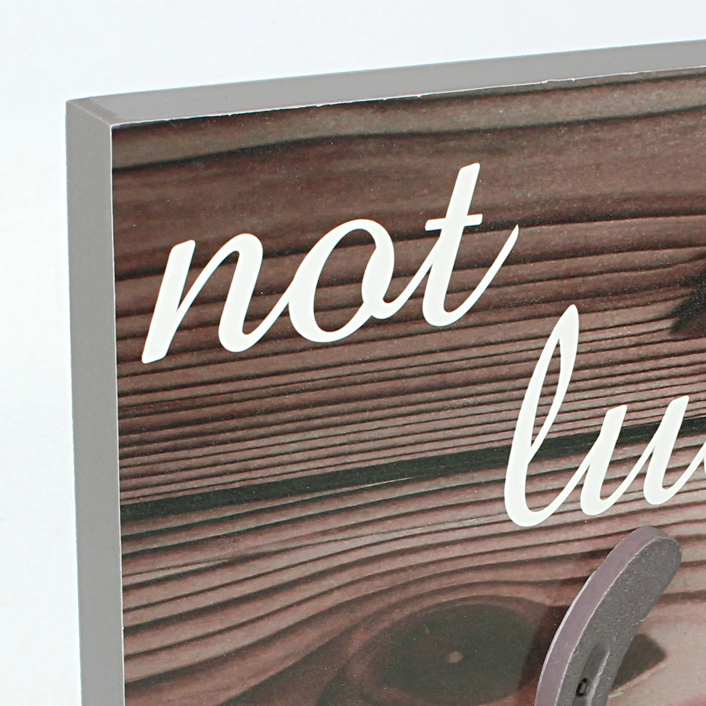 LED NOT LUCKY…..BLESSED Wall Art w/ Horseshoe Detail