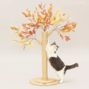 Meowoou Cat Scratching Post for Indoor Cats Adults with Hanging Ball,42 Inch Tall Cat Scratcher with Sisal Rope for Kittens and Medium Large Cats Multi-Colored