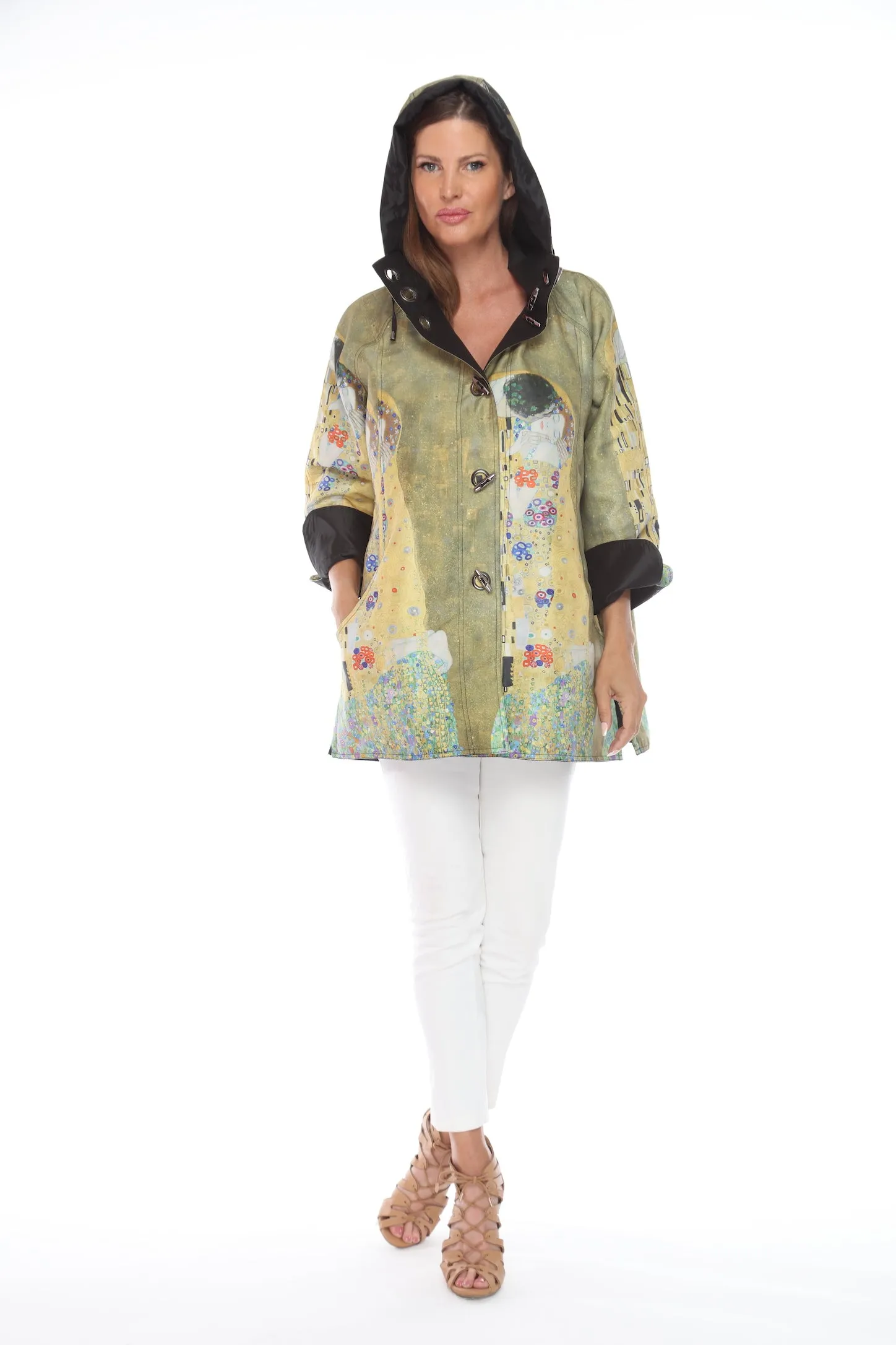 Oopera Raincoat - THE KISS (KLIMT) - J3240RW-2