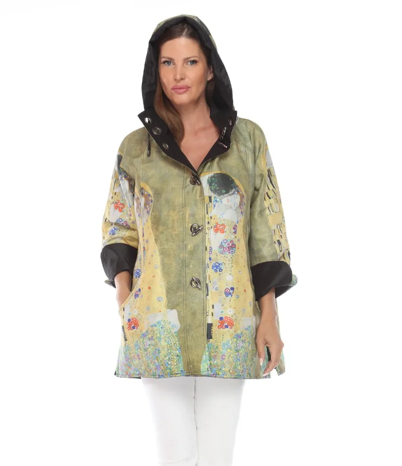 Oopera Raincoat - THE KISS (KLIMT) - J3240RW-2