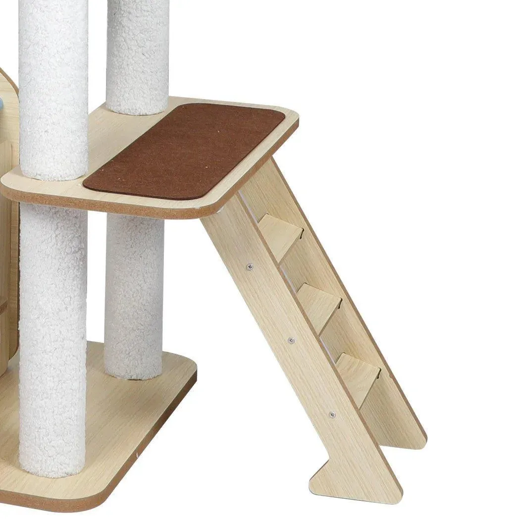 PaWz Cat Tree Tower with Wood House 168cm