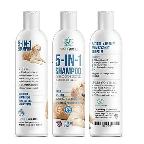 PET CARE Sciences Dog Shampoo Range | Naturally Derived | Dog and Puppy Shampoo and Conditioner | Made in The USA