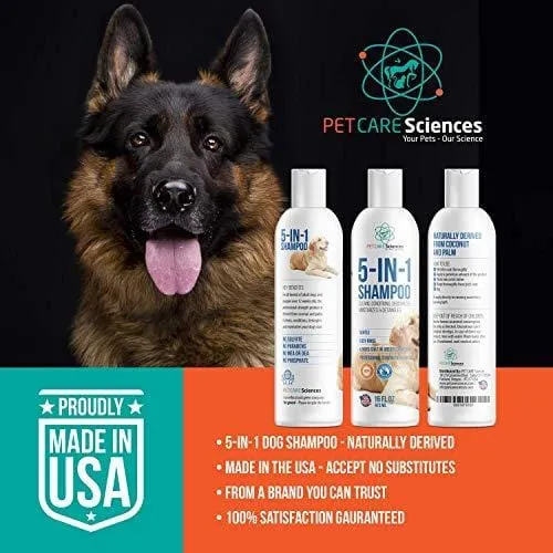 PET CARE Sciences Dog Shampoo Range | Naturally Derived | Dog and Puppy Shampoo and Conditioner | Made in The USA