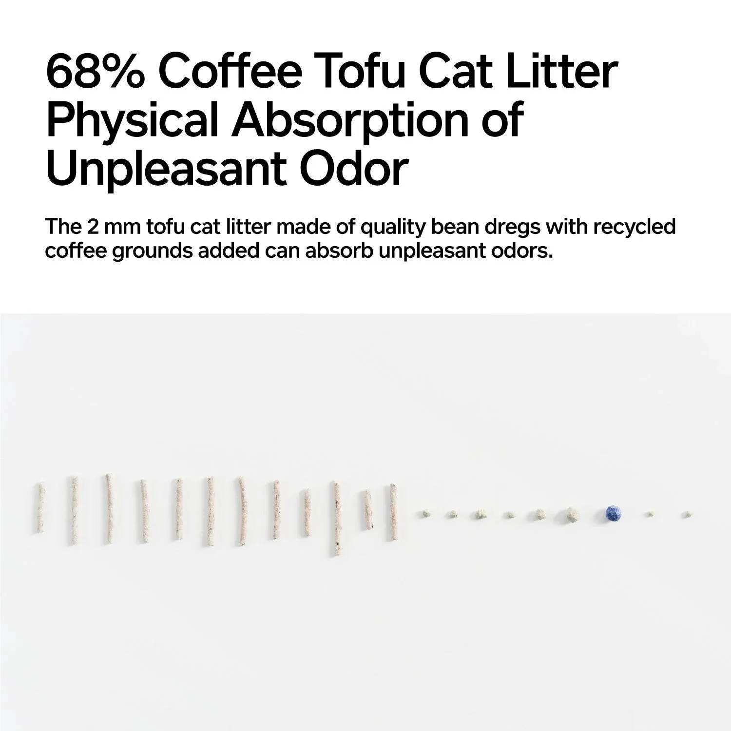 Pidan new coffee tofu bentonite mixed cat litter real coffee flavor physical deodorant can be flushed toilet a bag of 6L