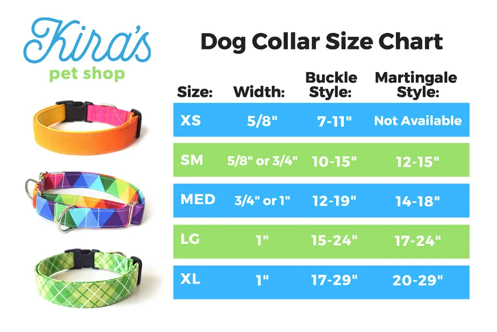 Pink Watermelon Dog Collar