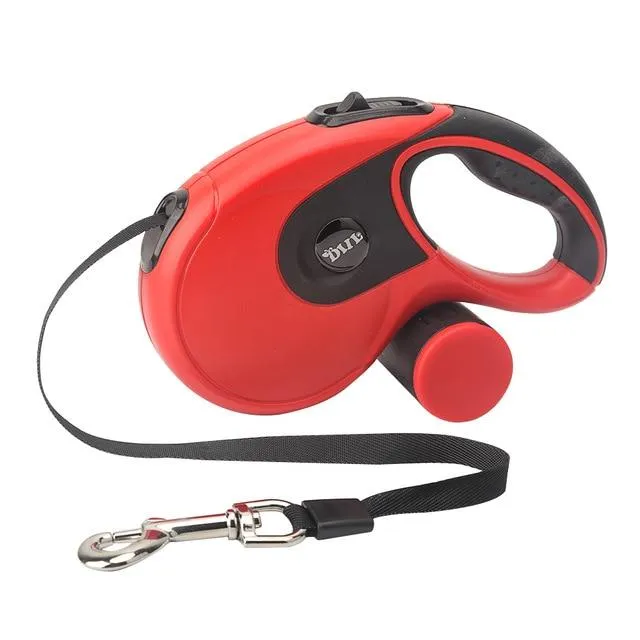 Retractable Dog Leash with Bag Holder -  5 Meter