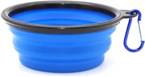 Travel Pet Bowl, Small-12 oz, Blue
