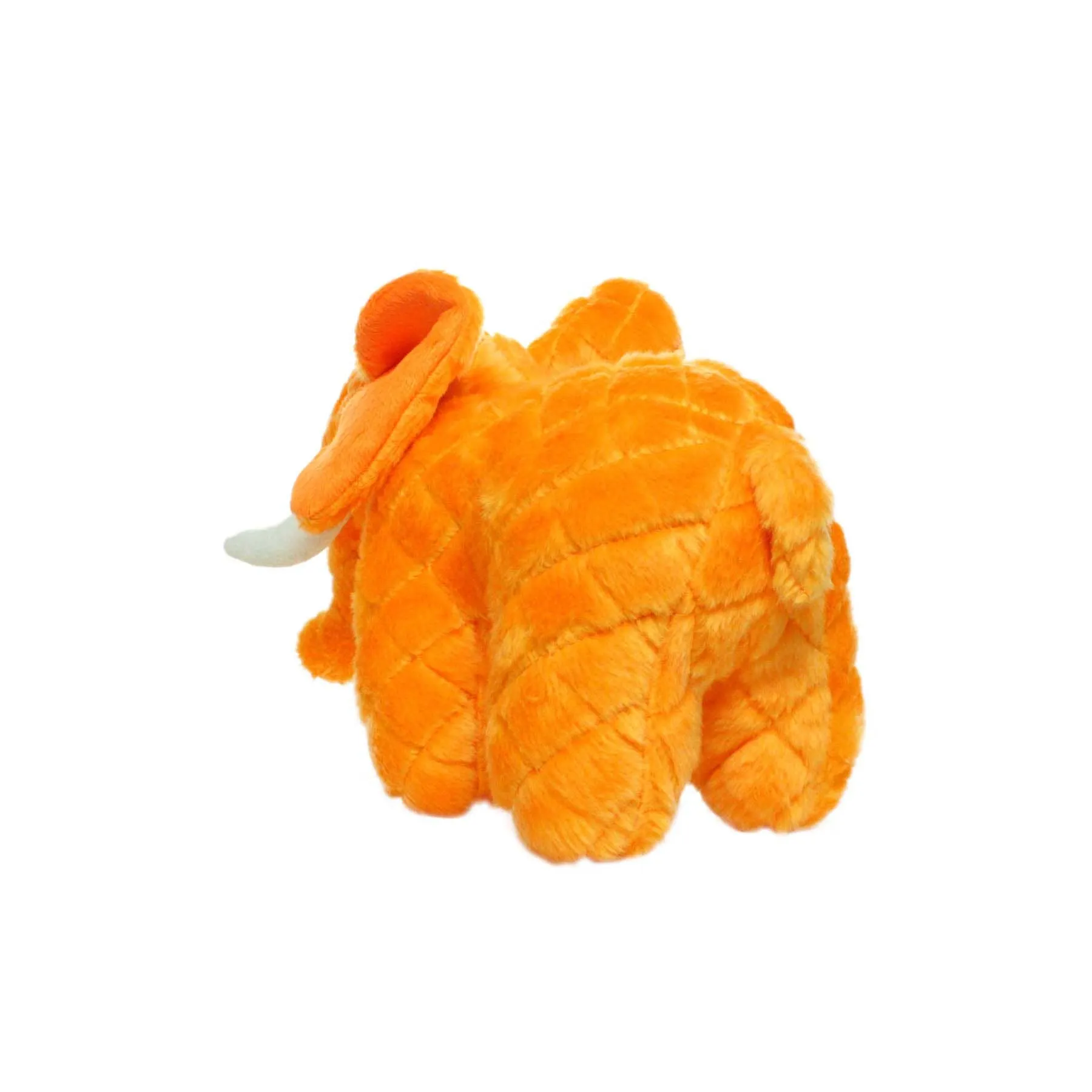 Tuffy Dog Toys - VIP Products - Mighty Safari Elephant - Orange, Plush, Squeaky Dog Toy