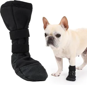 Waterproof Dog Bootie for Injured Paw,Dog Wound Recovery Boot,Anti-Slip Dog Shoe Dog Paw Protector from Licking Wound_L
