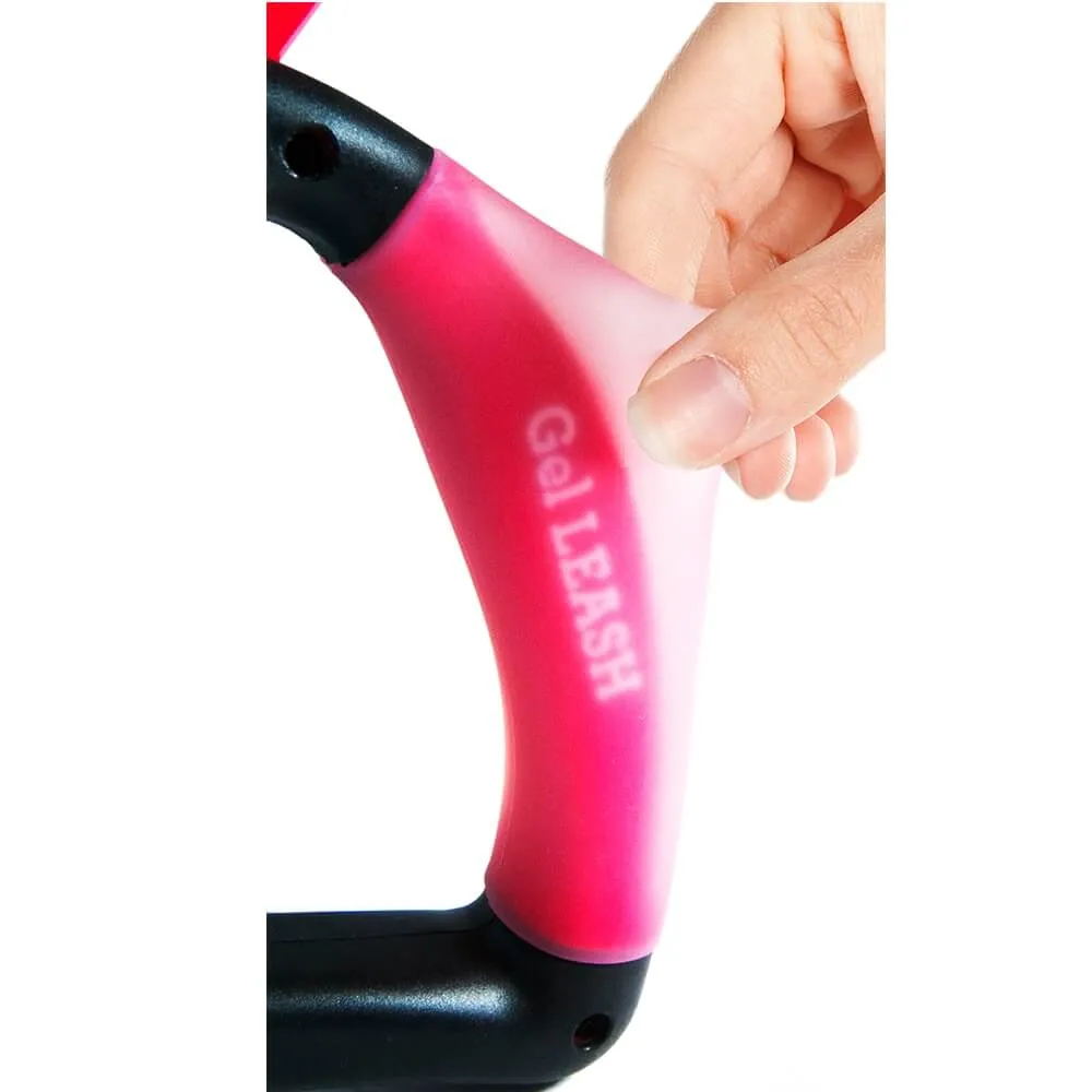Wigzi Retractable Tape Gel Handle Leash Red